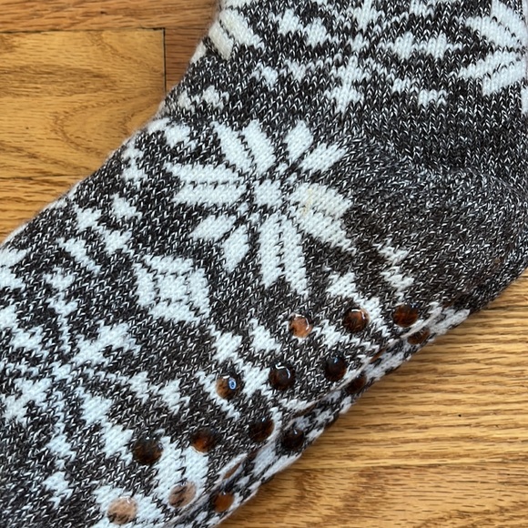 NEW- BUNDLE OF 3- Cozy Thermal Knit Slipper Socks - Picture 3 of 9